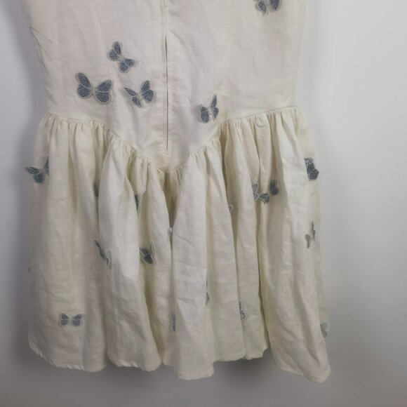 Agua by Agua Bendita Pluma Lymanopoda Mini Dress Embroidered - Picture 8 of 12